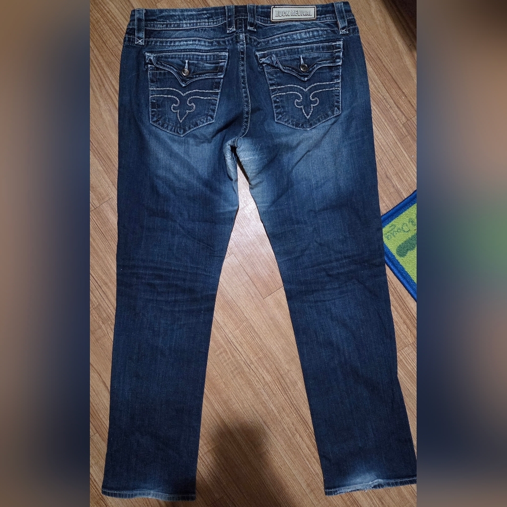 Rock Revival Womens "Jessica Easy Skinny" Jeans Size 34 - Picture 4 of 7